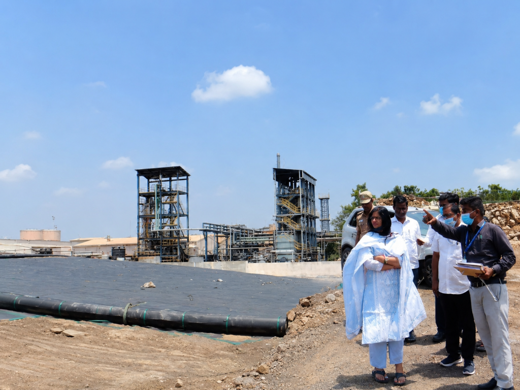 SIPCOT Chromium Solid Waste Interim Environmental Restoration Works: Ranipet Collector Inspection ranipet latest news5