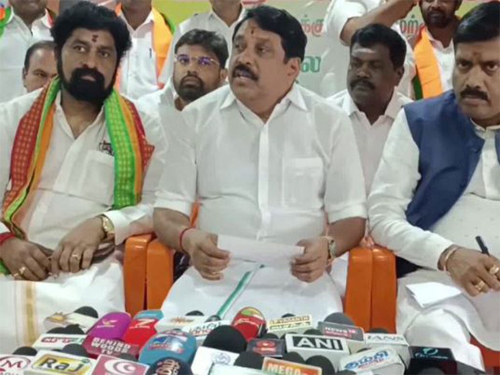 Tamil Nadu BJP alleges horse-trading amid rising law and order concerns ranipet political news 3