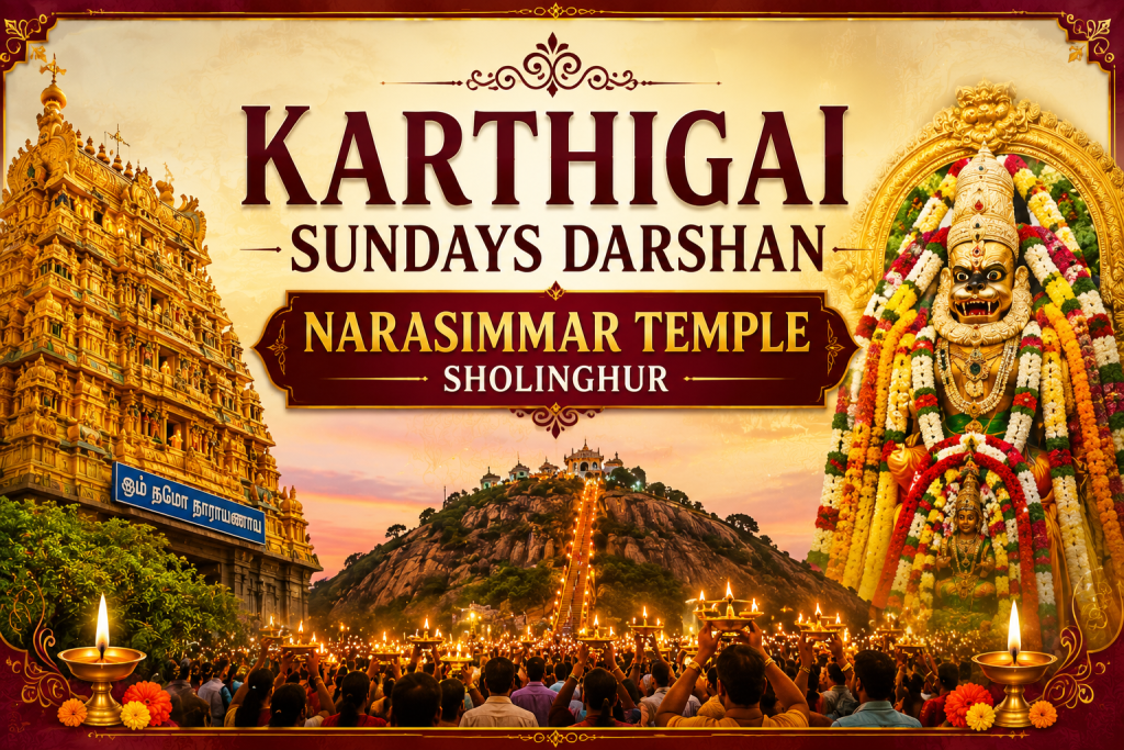 Karthigai Sundays Darshan – A Sacred Pilgrimage at Sholinghur ranipet festival image 6